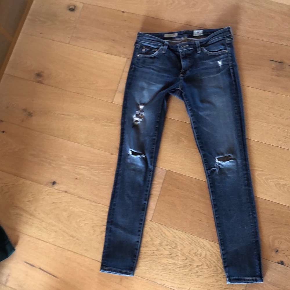 Ah denim jeans distressed